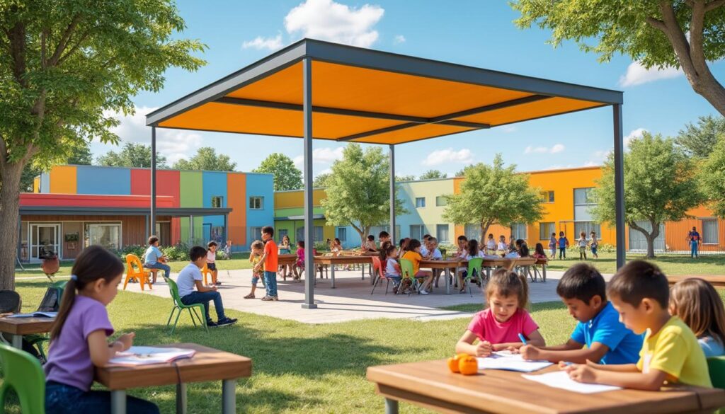 découvrez les avantages d’un préau en milieu scolaire, un espace essentiel pour protéger les élèves, favoriser les activités en plein air et améliorer le cadre éducatif.