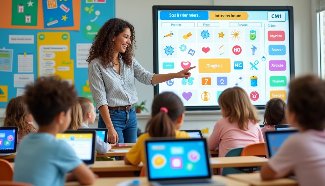 logiciel éducatif pour élèves de cm1, conçu pour renforcer efficacement les compétences en mathématiques et en français grâce à des exercices interactifs et ludiques.