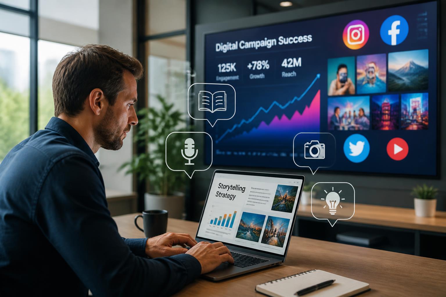 découvrez comment le storytelling b transforme votre stratégie marketing digitale en captant l'attention, renforçant l'engagement et stimulant la fidélité client grâce à des récits authentiques et impactants.