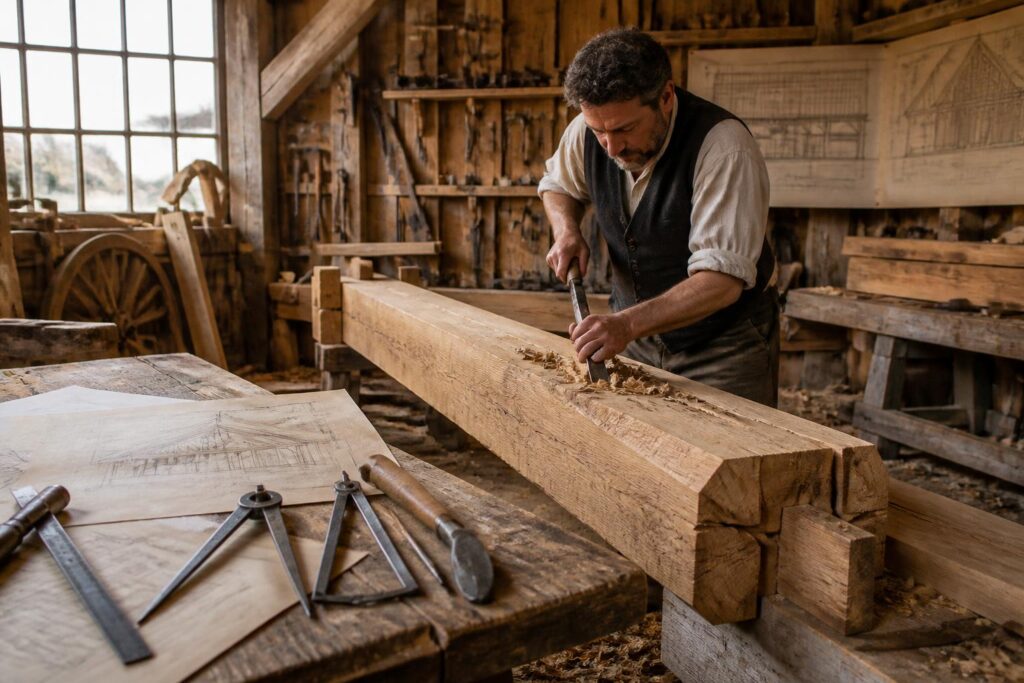 découvrez les techniques traditionnelles qui font du compagnon charpentier un véritable chef-d'œuvre, valorisant un savoir-faire ancestral unique en charpenterie.