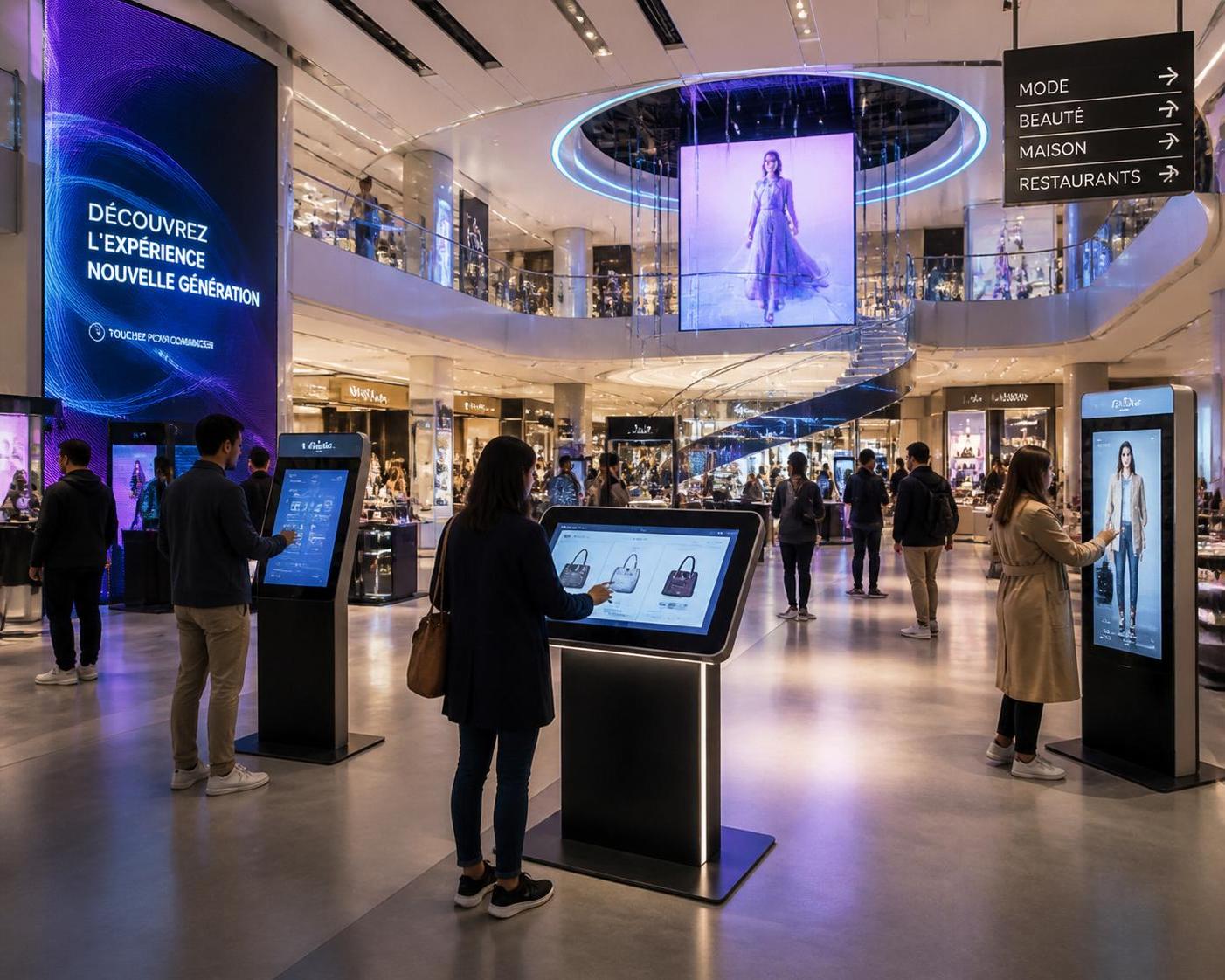 découvrez comment les grands magasins, véritables temples du shopping, innovent pour transformer et réinventer l'expérience client à travers des services personnalisés et des technologies immersives.