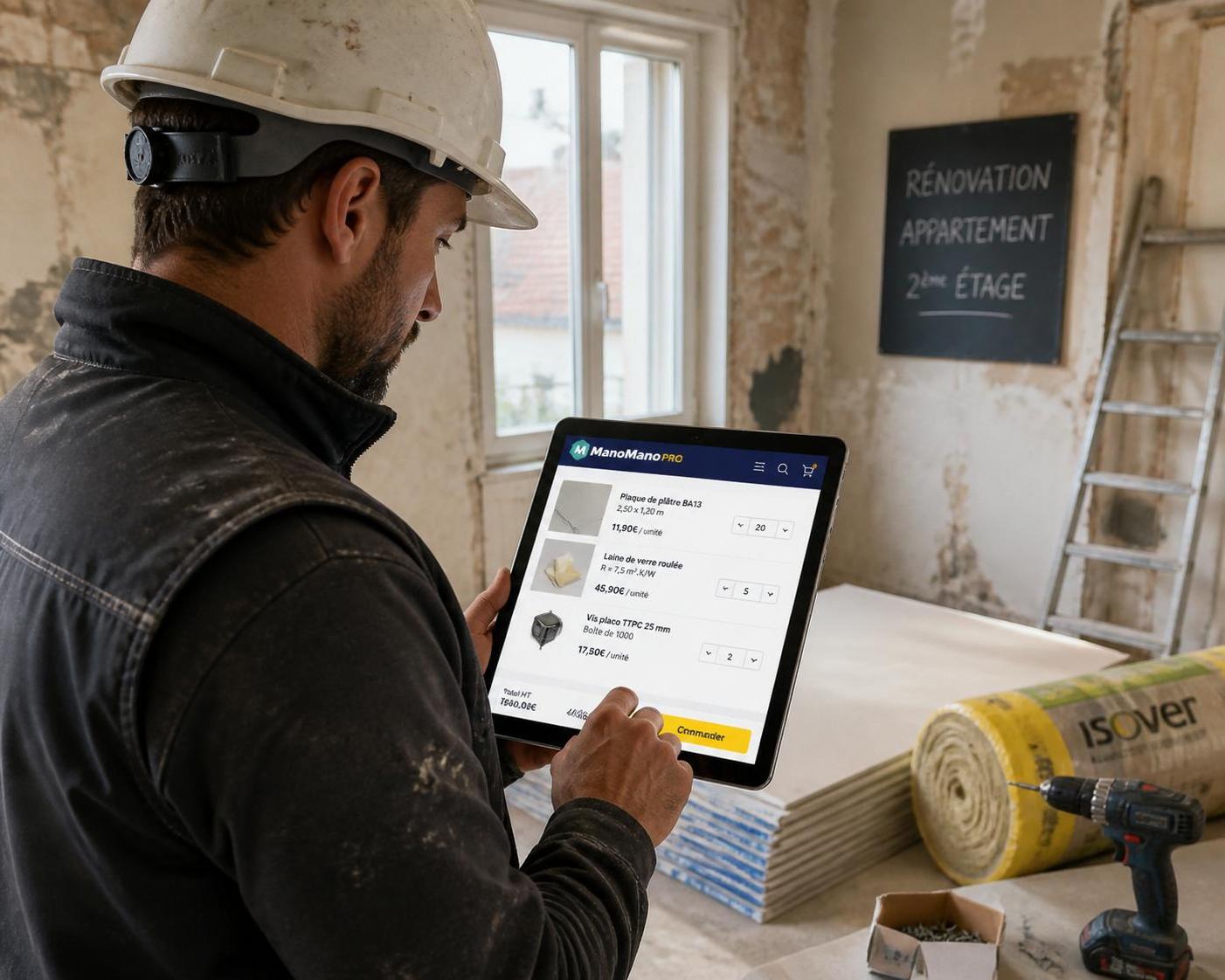 découvrez les avantages de manomano pro pour les professionnels du bâtiment et de la rénovation : gain de temps, tarifs exclusifs, large choix de produits et services dédiés.