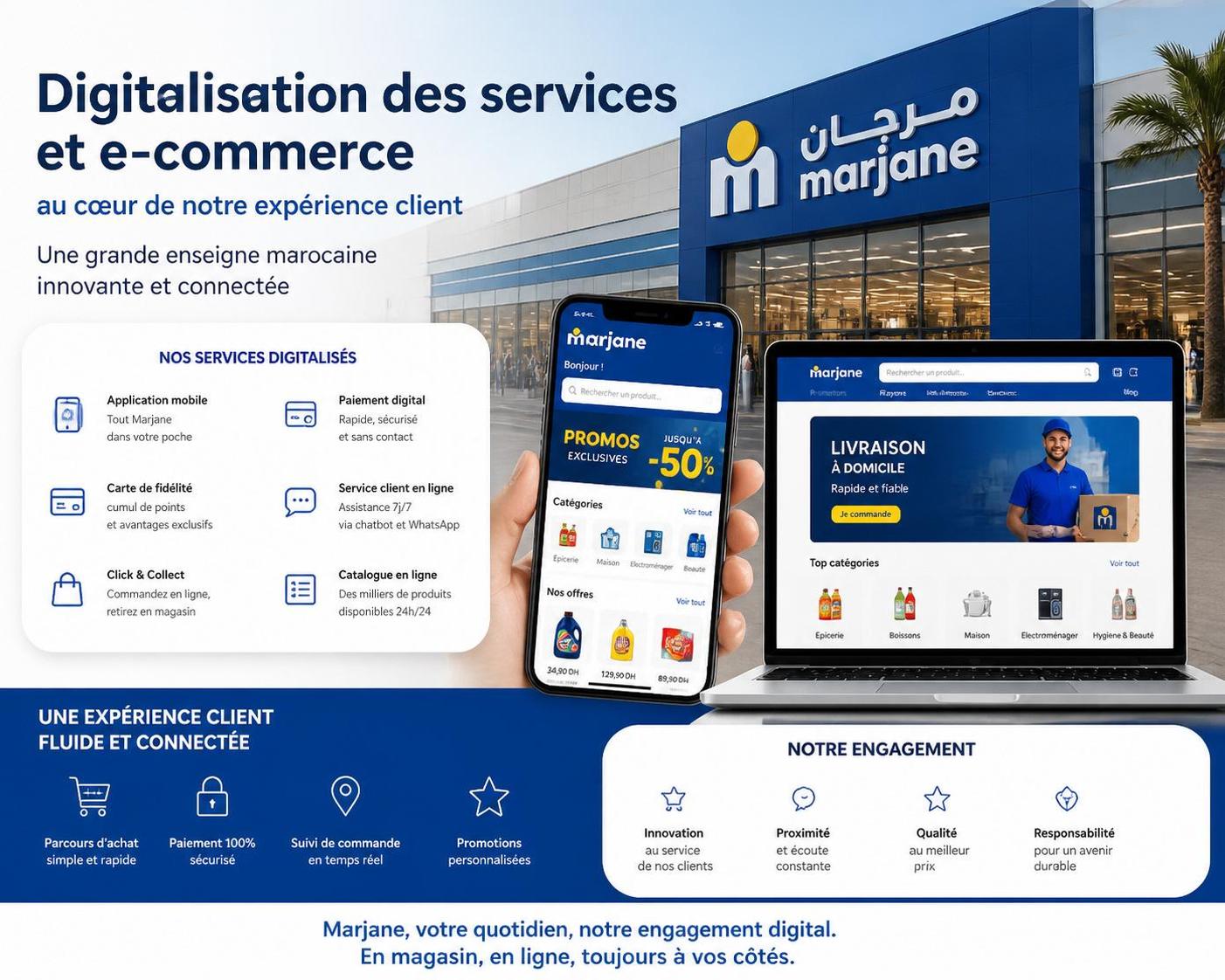 découvrez les stratégies digitales innovantes mises en place par marjane pour dynamiser son succès au maroc et renforcer sa présence sur le marché.