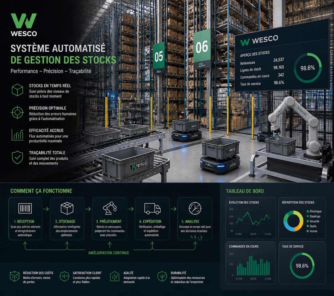 découvrez comment wesco transforme le secteur de la logistique industrielle grâce à ses innovations révolutionnaires et ses solutions efficaces.
