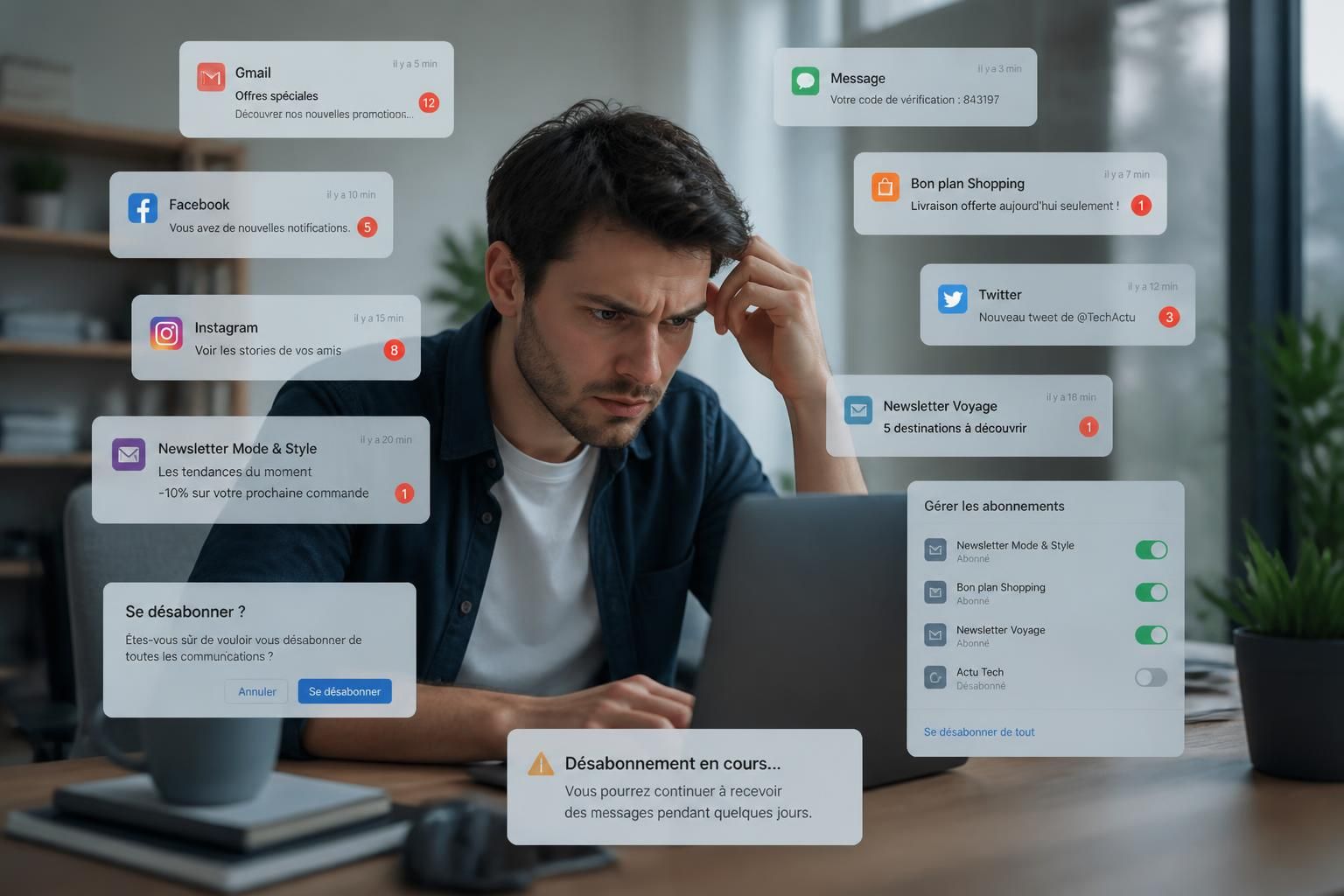découvrez pourquoi se désabonner est parfois nécessaire pour arrêter toutes les notifications, même après s'être abonné, et apprenez comment gérer efficacement vos alertes.