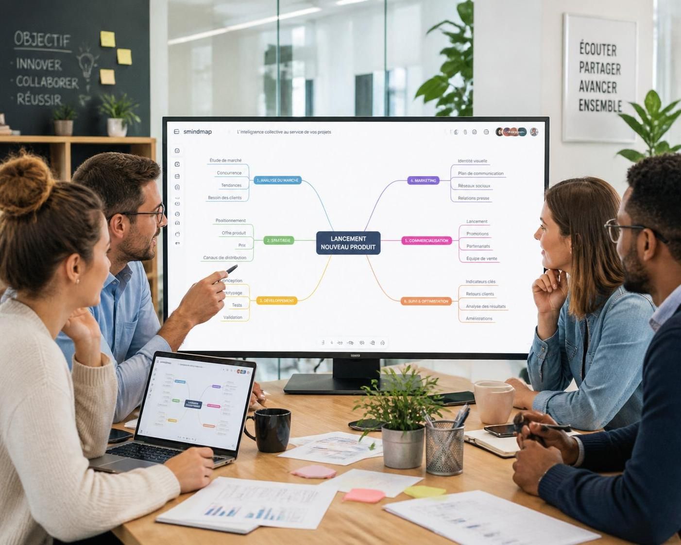 découvrez smindmap, l'outil innovant qui transforme la gestion de projets en entreprise grâce à une organisation simplifiée et une collaboration optimisée.
