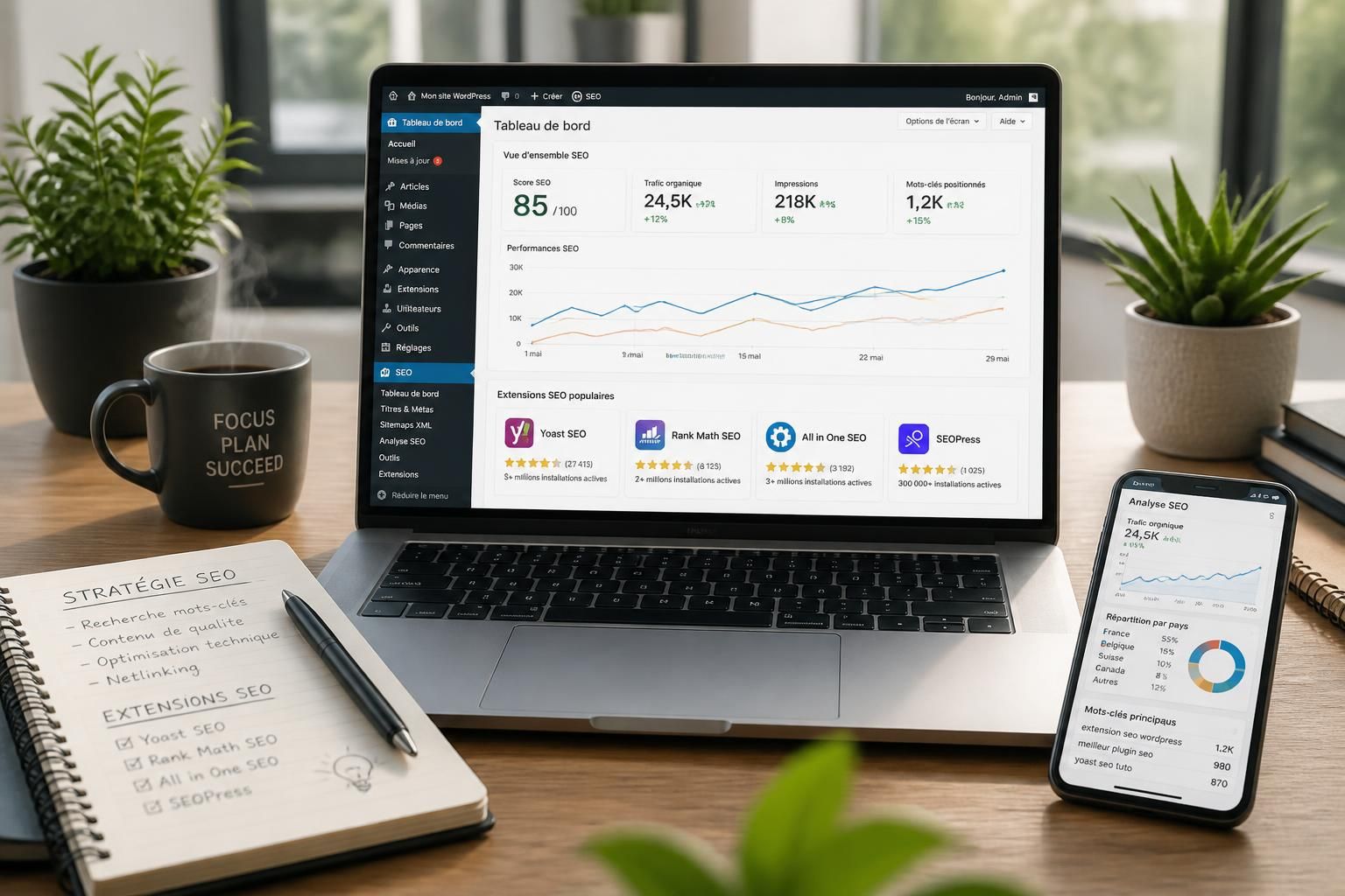 découvrez comment choisir la meilleure extension seo pour wordpress afin d'optimiser votre site et améliorer votre référencement avec des outils performants et adaptés.